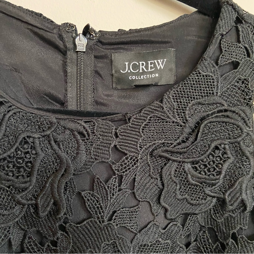 J Crew Collection Black‎ Lace Mini Dress - Picture 8 of 10